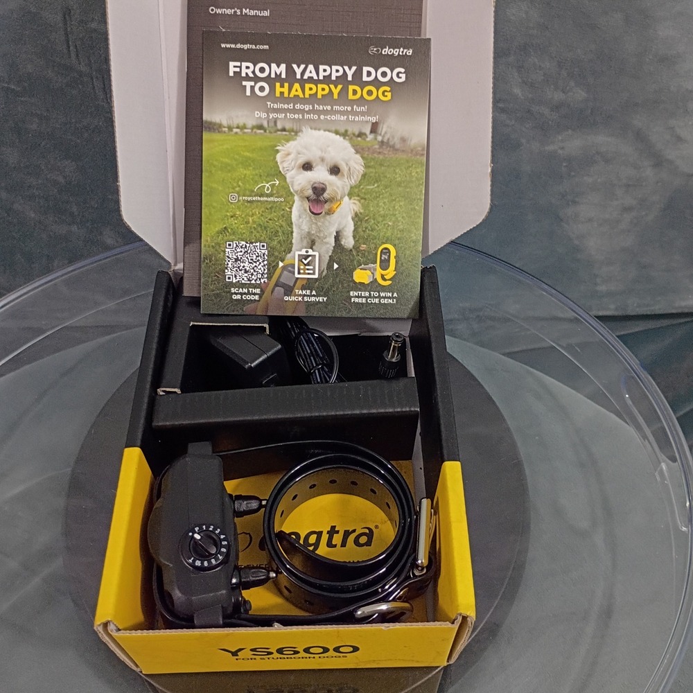 Dogtra YS600 No Bark Collar for Stubborn Dogs High Output Waterproof Black